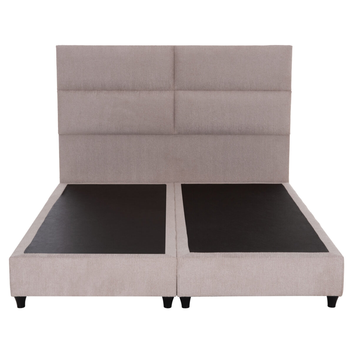 ΚΡΕΒΑΤΙ MILO HM616.32 ΜΠΕΖ ΥΦΑΣΜΑ ΓΙΑ ΣΤΡΩΜΑ 160x200εκ - Image 4