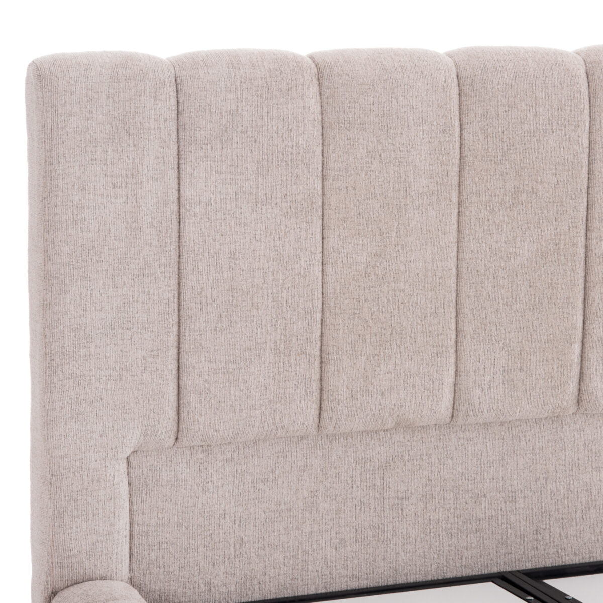 ΚΡΕΒΑΤΙ REMO ΜΕ ΑΠΟΘΗΚΕΥΤΙΚΟ ΧΩΡΟ HM719.10 ΥΦΑΣΜΑ TEDDY ΜΠΕΖ-ΓΙΑ ΣΤΡΩΜΑ 160x200εκ - Image 6