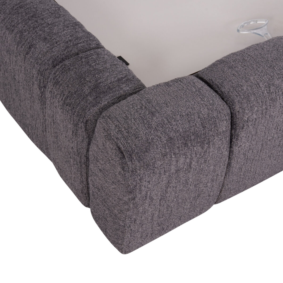 ΚΡΕΒΑΤΙ RAMON ΜΕ ΑΠΟΘ. ΧΩΡΟ HM720.22 ΥΦΑΣΜΑ TEDDY ΓΚΡΙ-ΓΙΑ ΣΤΡΩΜΑ 160x200εκ - Image 10