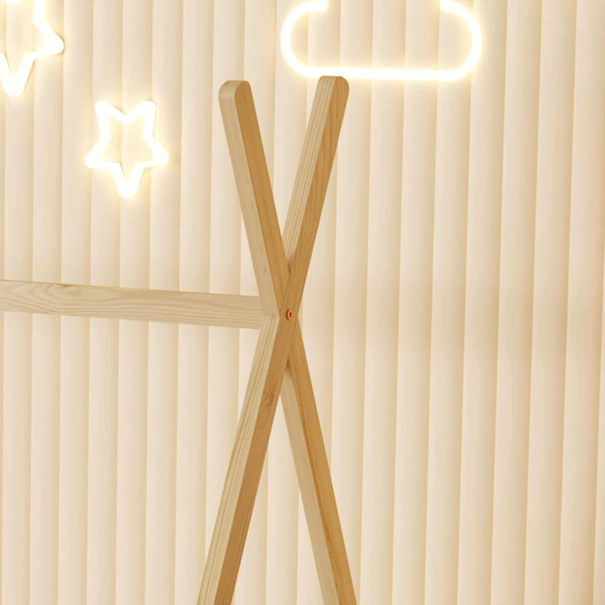 ΚΡΕΒΑΤΙ ΠΑΙΔΙΚΟ ΜΕ ΣΤΡΩΜΑ MUNK HM21306 ΞΥΛΟ ΠΕΥΚΟΥ ΣΕ ΦΥΣΙΚΟ--ΣΤΡΩΜΑ 90x190εκ - Image 7