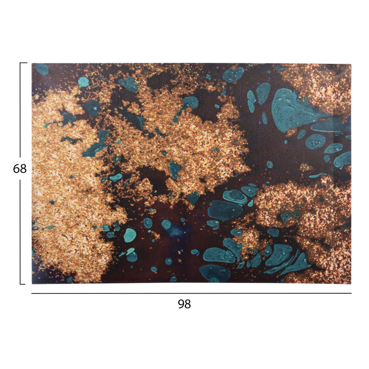 ΠΙΝΑΚΑΣ TOIXOY ΣΕΙΡΑ GOBI HM4775 ΕΚΤΥΠΩΜΕΝΟΣ ΚΑΜΒΑΣ 98x2,5(πάχος)x68Υεκ. - Image 3