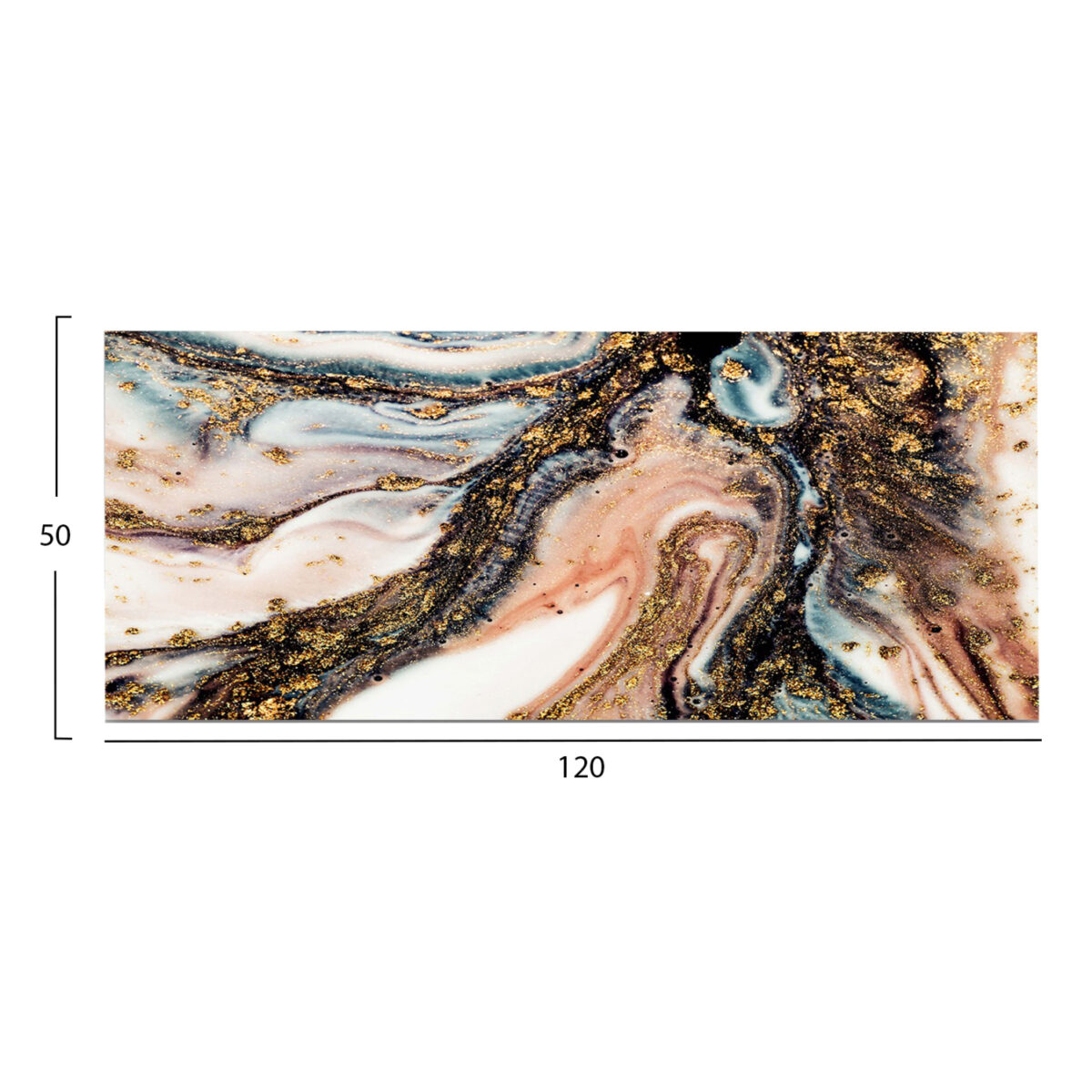 ΠΙΝΑΚΑΣ TOIXOY ΣΕΙΡΑ GOBI HM4793 ΕΚΤΥΠΩΜΕΝΟΣ ΚΑΜΒΑΣ 120x3(πάχος)x50Υεκ. - Image 2