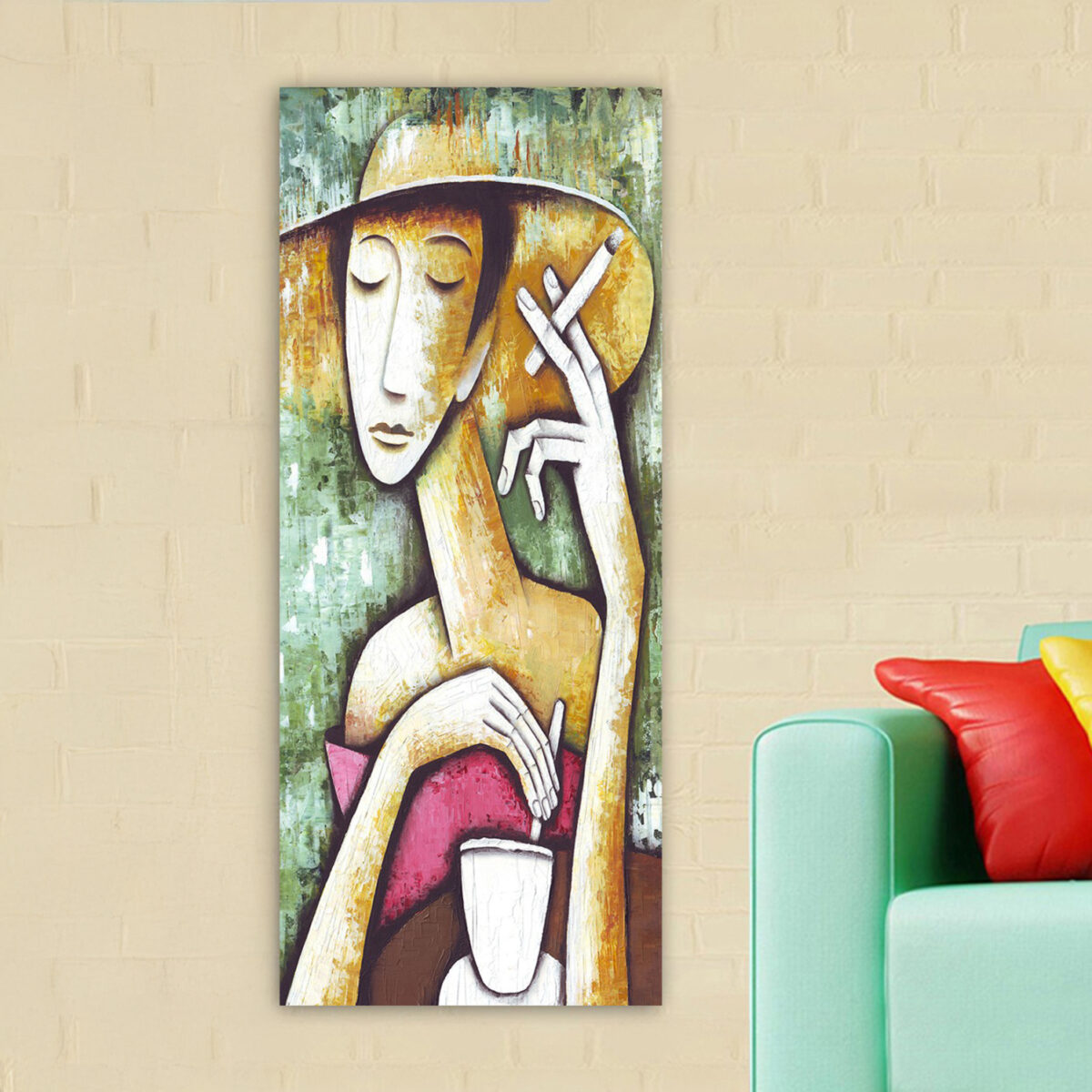 ΠΙΝΑΚΑΣ TOIXOY ΣΕΙΡΑ GOBI HM4797 ΕΚΤΥΠΩΜΕΝΟΣ ΚΑΜΒΑΣ 50x3(πάχος)x120Υεκ. - Image 3