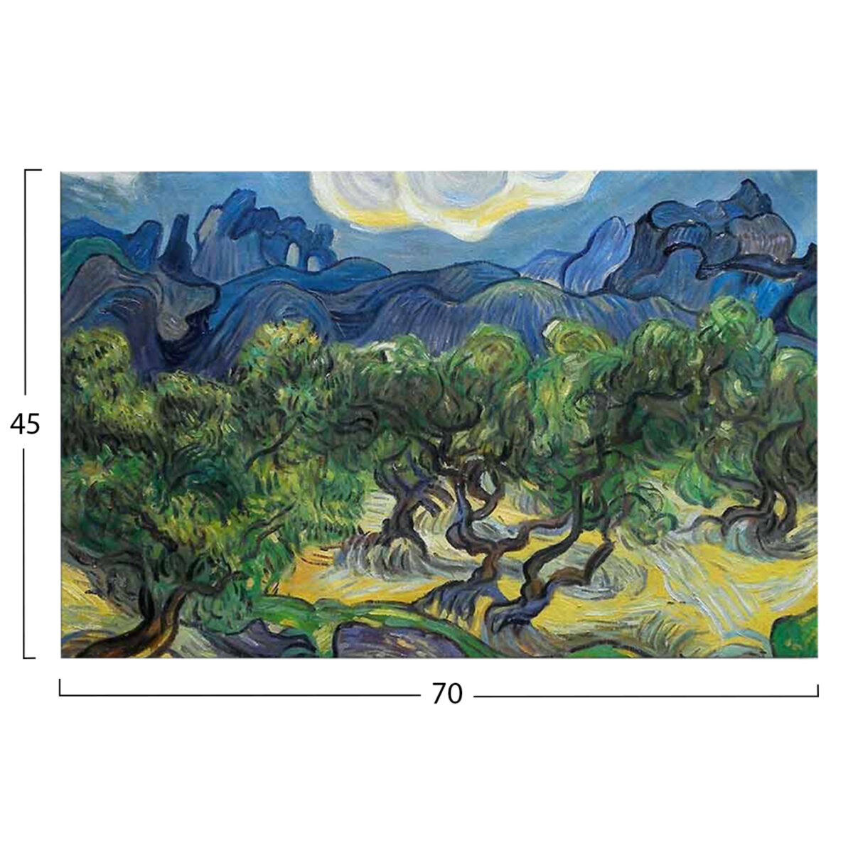 ΠΙΝΑΚΑΣ TOIXOY ΣΕΙΡΑ GOBI HM4847 ΕΚΤΥΠΩΜΕΝΟΣ ΚΑΜΒΑΣ 70x3(πάχος)x45Yεκ. - Image 3