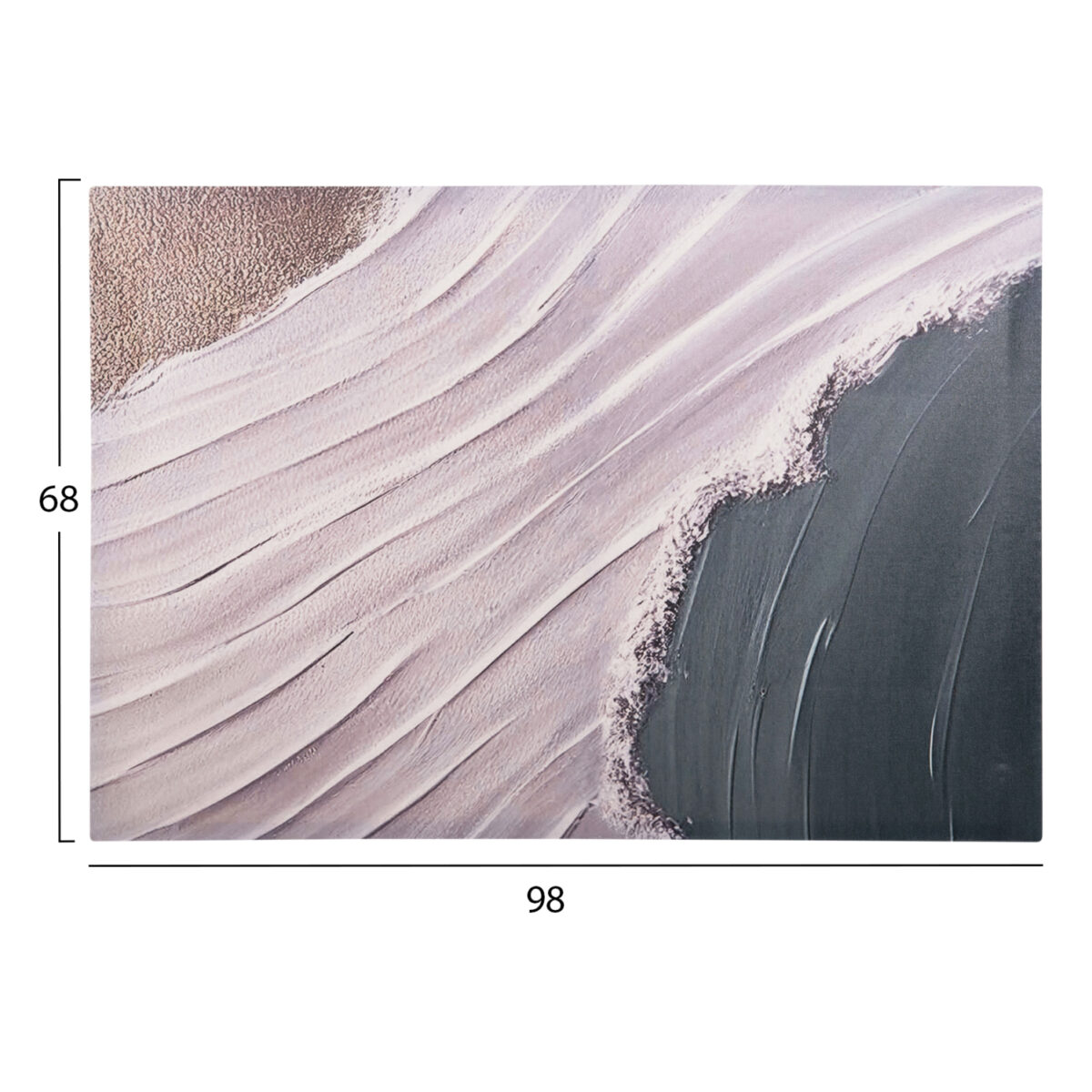 ΠΙΝΑΚΑΣ TOIXOY ΣΕΙΡΑ GOBI HM4856 ΕΚΤΥΠΩΜΕΝΟΣ ΚΑΜΒΑΣ 98x2,5(πάχος)x68Υεκ. - Image 3