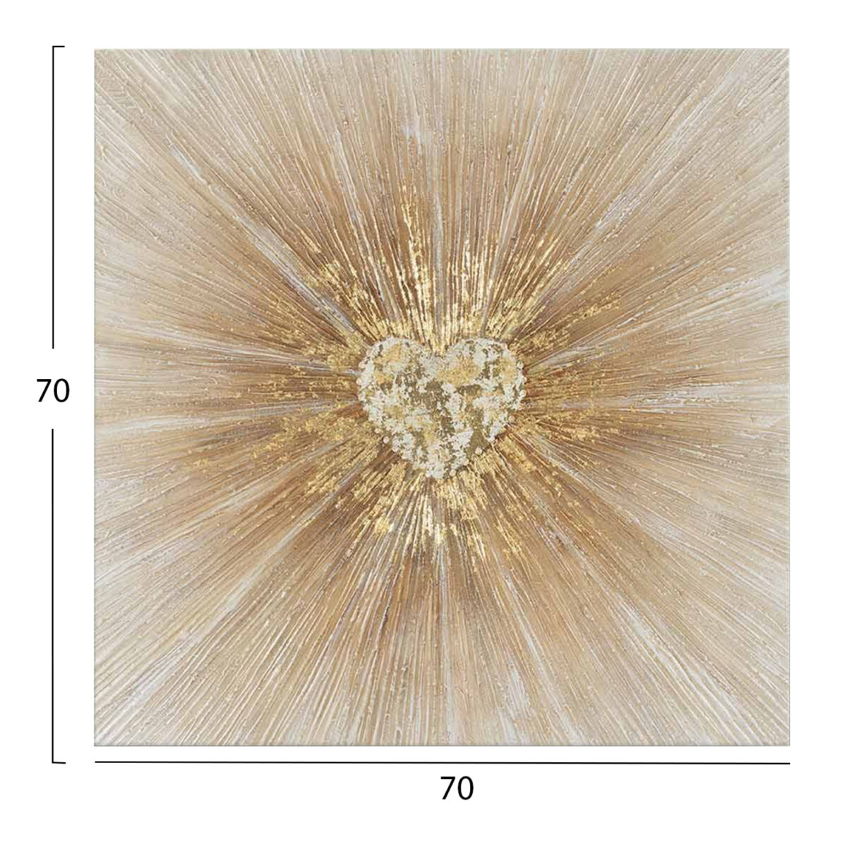 ΠΙΝΑΚΑΣ TOIXOY ΤΕΤΡΑΓΩΝΟΣ ΣΕΙΡΑ GOBI HM4854 ΕΚΤΥΠΩΜΕΝΟΣ ΚΑΜΒΑΣ 70x2,8(πάχος)x70Υεκ. - Image 2