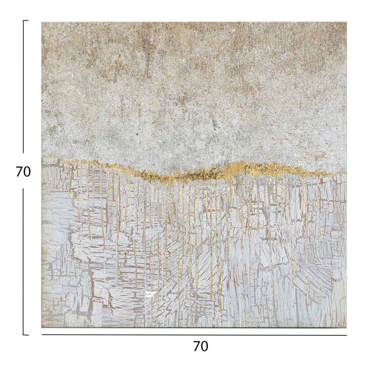 ΠΙΝΑΚΑΣ TOIXOY ΤΕΤΡΑΓΩΝΟΣ ΣΕΙΡΑ GOBI HM4855 ΕΚΤΥΠΩΜΕΝΟΣ ΚΑΜΒΑΣ 70x2,8(πάχος)x70Υεκ. - Image 2