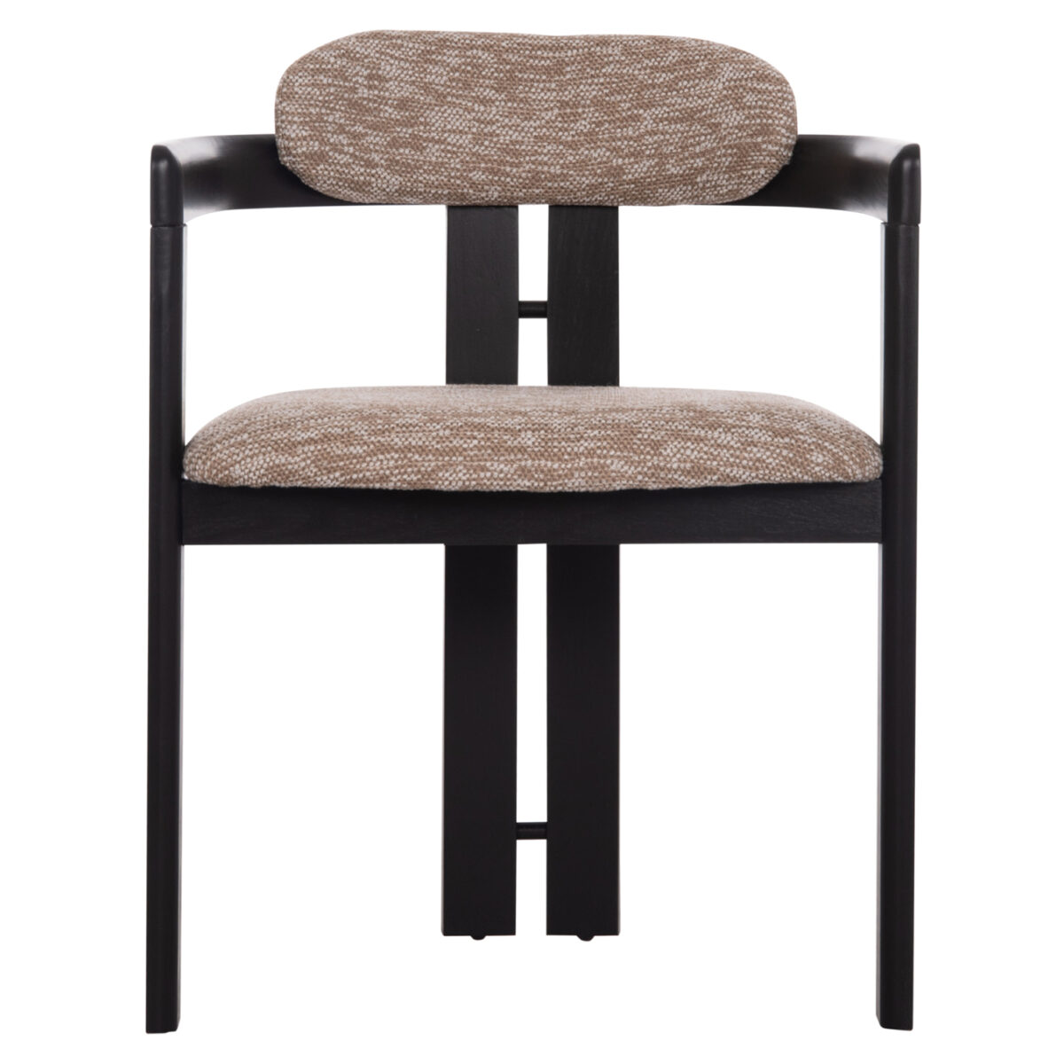 ΠΟΛΥΘΡΟΝΑ ΤΡΑΠΕΖΑΡΙΑΣ KALL HM18247.02 ΚΑΦΕ ΥΦΑΣΜΑ--PLYWOOD ΣΕ ΜΑΥΡΟ 56x45x73Υεκ - Image 3