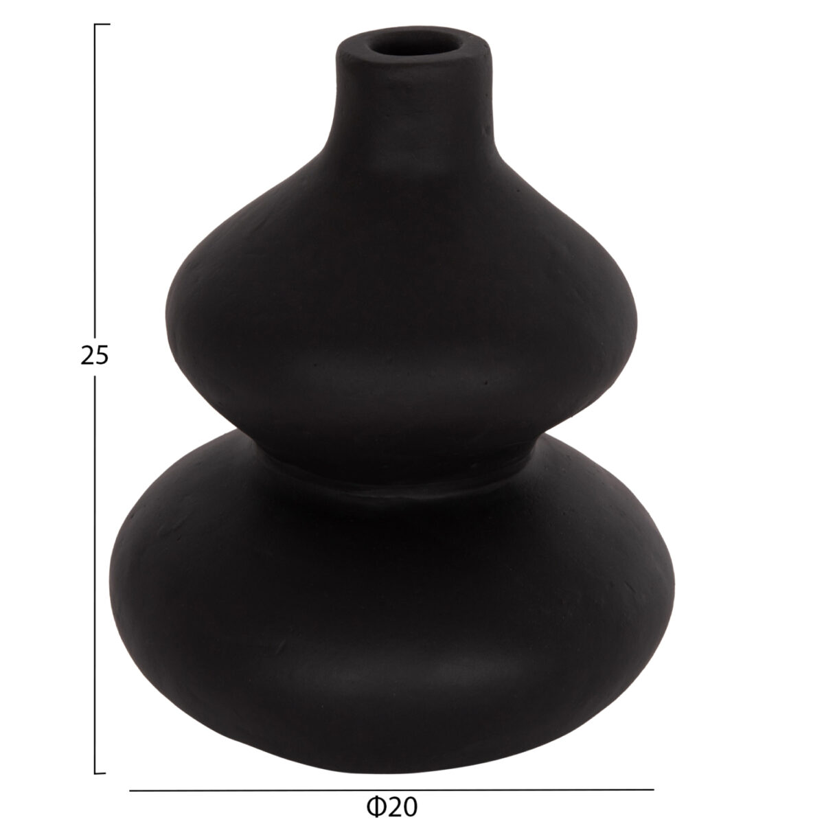 ΣΕΤ 2 ΕΠΙΤΡΑΠΕΖΙΑ ΔΙΑΚΟΣΜΗΤΙΚΑ ΒΑΖΑ CHELIN ΗΜ21144 ΤΕΡΑΚΟΤΑ ΣΕ ΜΑΥΡΟ & ΜΩΒ - Image 2