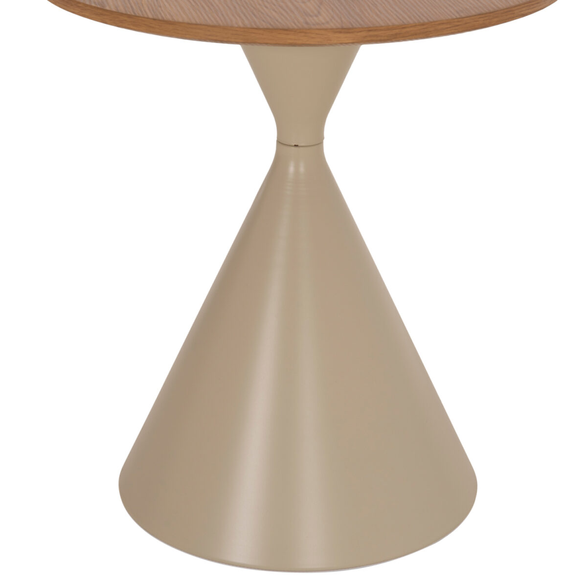 ΣΕΤ 2 ΤΡΑΠΕΖΙΑ ΣΑΛΟΝΙΟΥ JENNEL(X) HM18308.04 ΜΕΤΑΛΛΟ ΣΑΜΠΑΝΙ--MDF ΣΕ ΦΥΣΙΚΟ Φ50εκ & Φ70εκ - Image 8