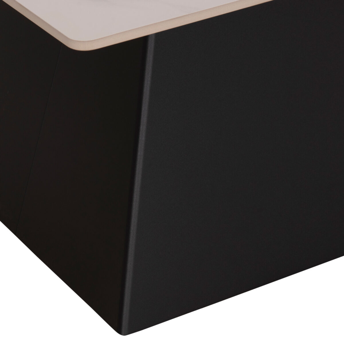 ΣΕΤ 2 ΤΡΑΠΕΖΙΑ ΣΑΛΟΝΙΟΥ QUBER(X) HM18311.02 SINTERED STONE ΤΕΤΡΑΓΩΝΟ--ΒΑΣΕΙΣ ΜΑΥΡΕΣ - Image 6