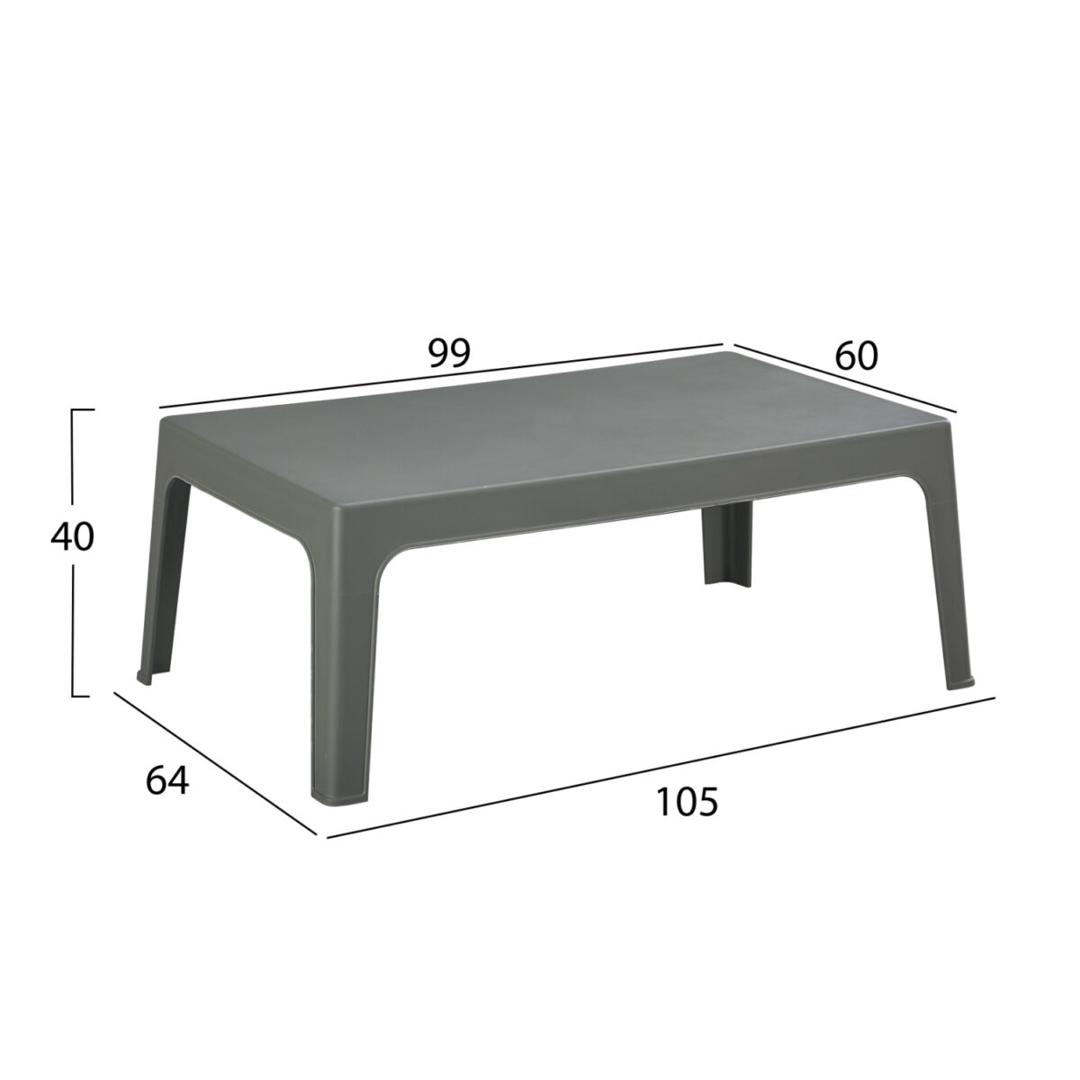 ΣΕΤ LOUNGE 4ΤΜΧ SLEEK HM21275.05 DARK OLIVE GREEN ΠΟΛΥΠΡΟΠΥΛΕΝΙΟ - Image 4