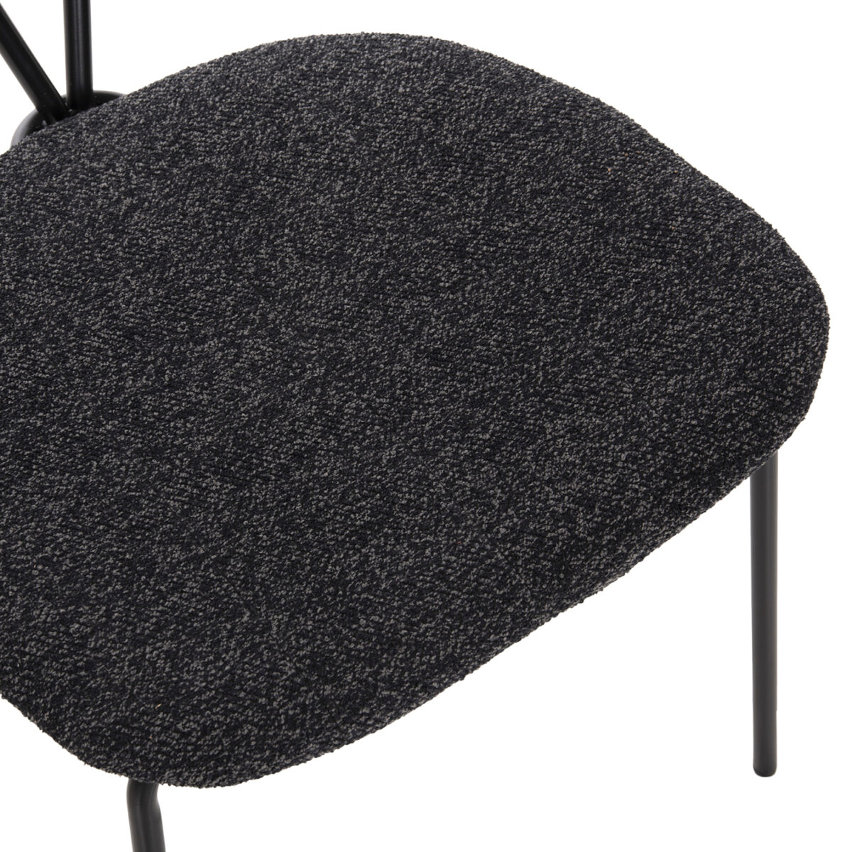 ΣΕΤ ΤΡΑΠΕΖΑΡΙΑΣ 5ΤΜΧ BROLIN HM21200 MDF TOP & ΜΕΤΑΛΛΟ ΜΑΥΡΟ-ΣΚΟΥΡΟ ΓΚΡΙ ΥΦΑΣΜΑ - Image 4