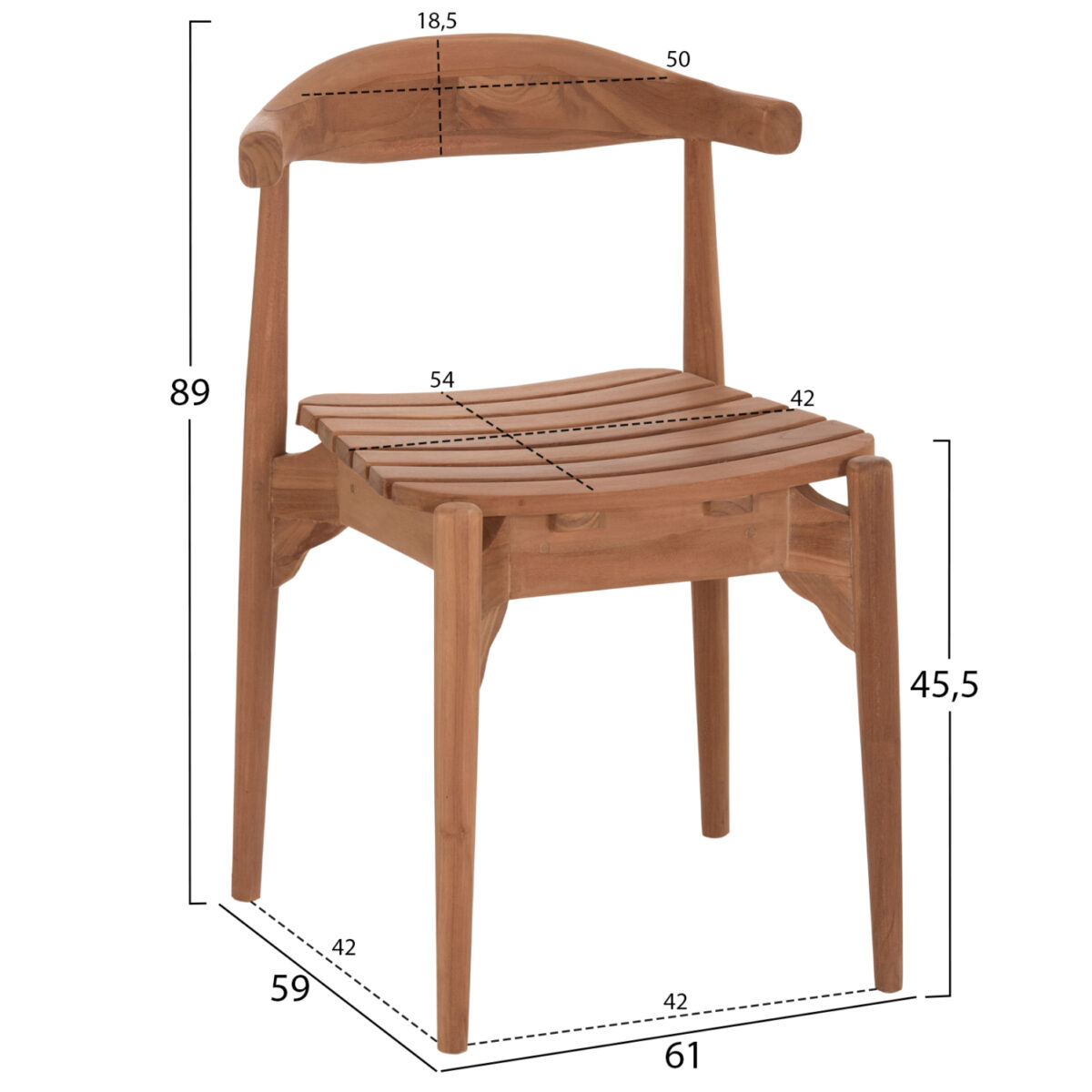 ΣΕΤ ΤΡΑΠΕΖΑΡΙΑΣ DONNY HM21292 ΤΡΑΠΕΖΙ ΕΠΕΚΤΕΙΝΟΜΕΝΟ & 6 ΠΟΛΥΘΡΟΝΕΣ--ΤΕΑΚ - Image 3