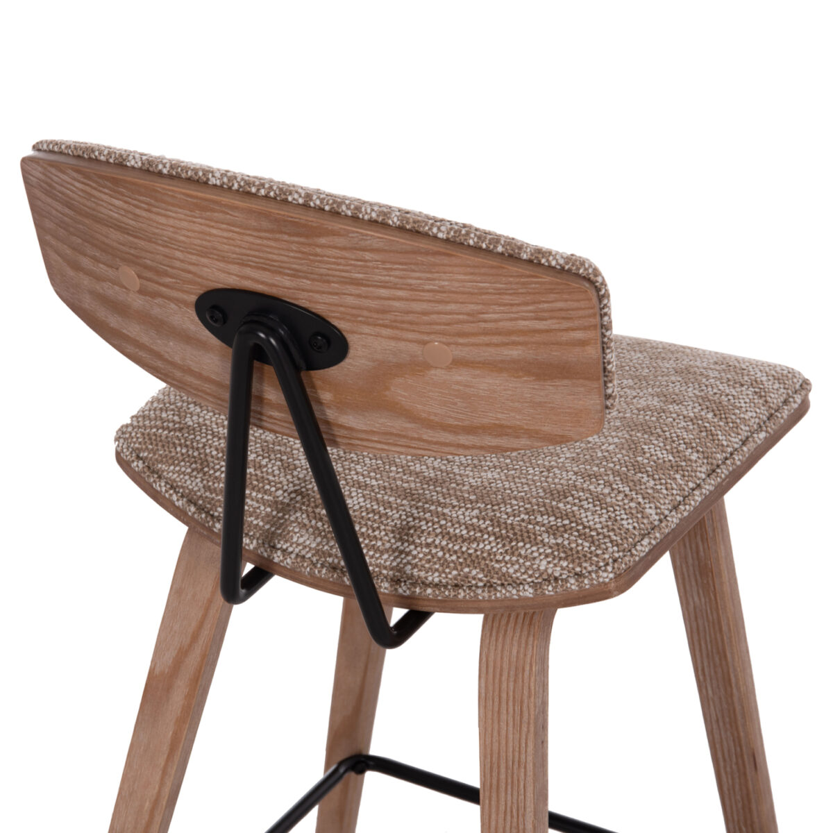 ΣΚΑΜΠΟ ΜΠΑΡ ΜΕΣ.ΥΨΟΥΣ INOVER HM9984.01 PLYWOOD ΣΕ WHITEWASH-ΚΑΦΕ ΥΦΑΣΜΑ 50x48x90Υεκ. - Image 10