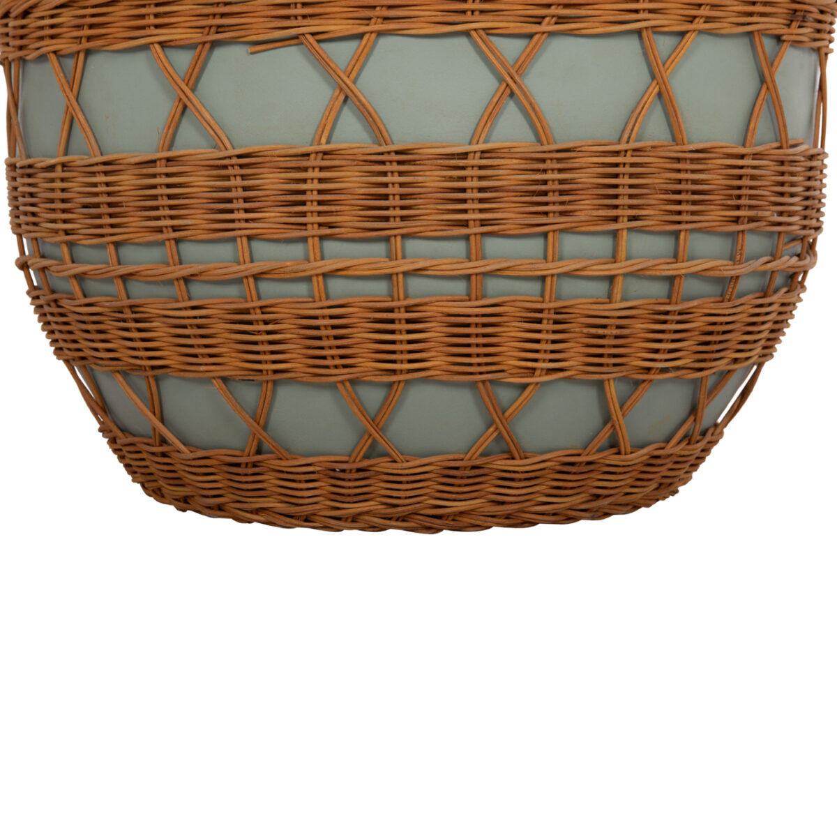 ΤΡΑΠΕΖΙ ΣΑΛΟΝΙΟΥ VILHENA HM18165 FIBER CEMENT ΠΡΑΣΙΝΟ-RATTAN ΦΥΣΙΚΟ Φ56x47Υεκ. - Image 5