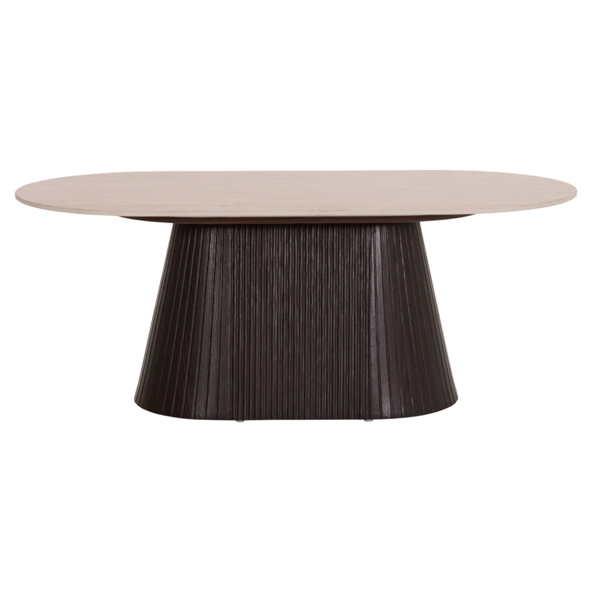 ΤΡΑΠΕΖΙ ΣΑΛΟΝΙΟΥ ΟΒΑΛ CATER HM18321 ΚΕΡΑΜΙΚΟ TOP ΟΨΗ ΤΡΑΒΕΡΤΙΝΑΣ-MDF ΒΑΣΗ 120x60x46Υεκ - Image 3