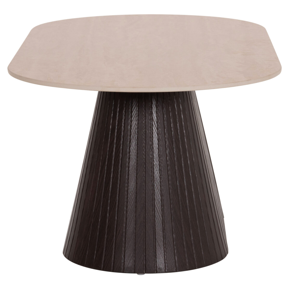 ΤΡΑΠΕΖΙ ΣΑΛΟΝΙΟΥ ΟΒΑΛ CATER HM18321 ΚΕΡΑΜΙΚΟ TOP ΟΨΗ ΤΡΑΒΕΡΤΙΝΑΣ-MDF ΒΑΣΗ 120x60x46Υεκ - Image 5