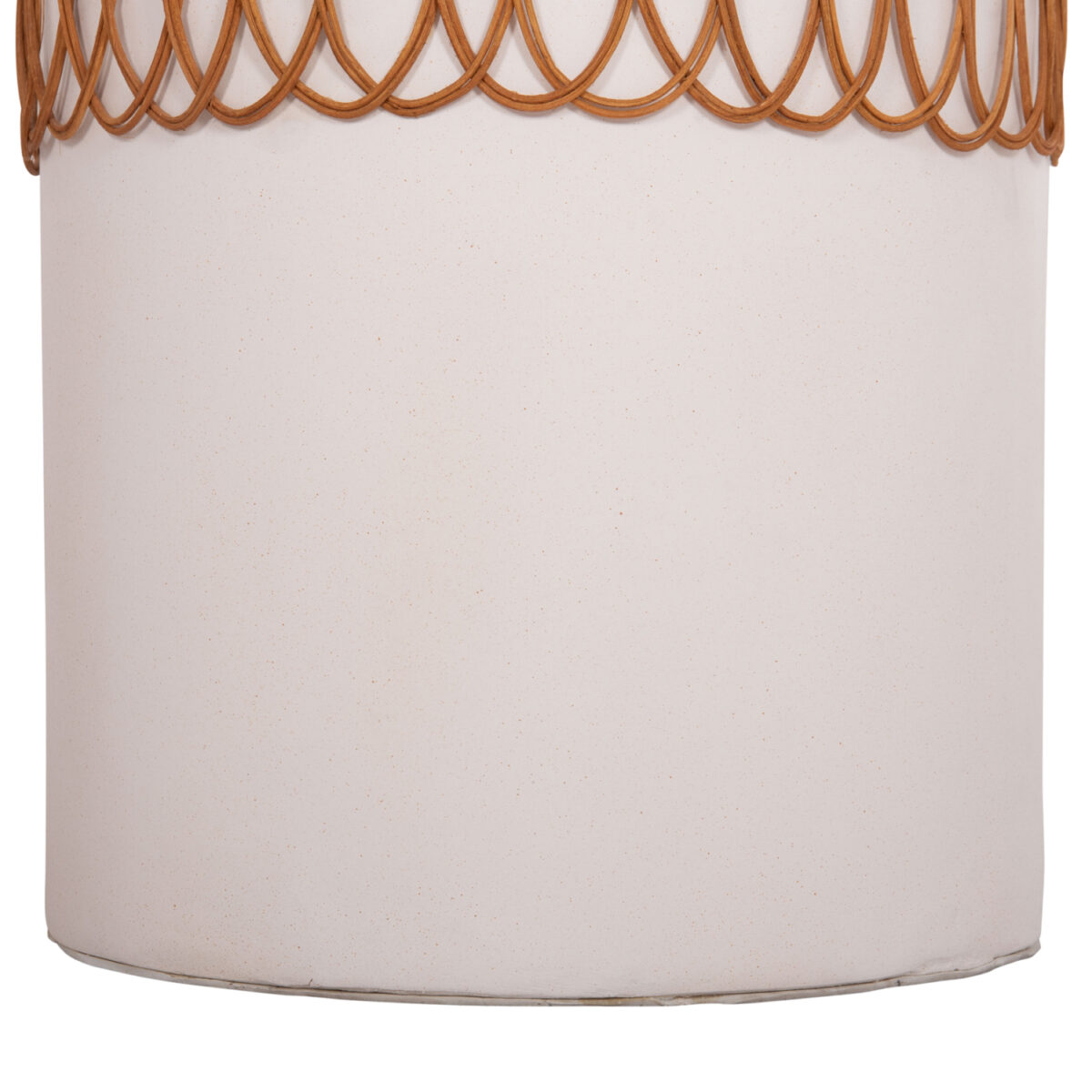 ΒΟΗΘΗΤΙΚΟ ΤΡΑΠΕΖΙ PRILEP HM18159.02 FIBER CEMENT ΛΕΥΚΟ & RATTAN--Φ60x76,5Υεκ - Image 6