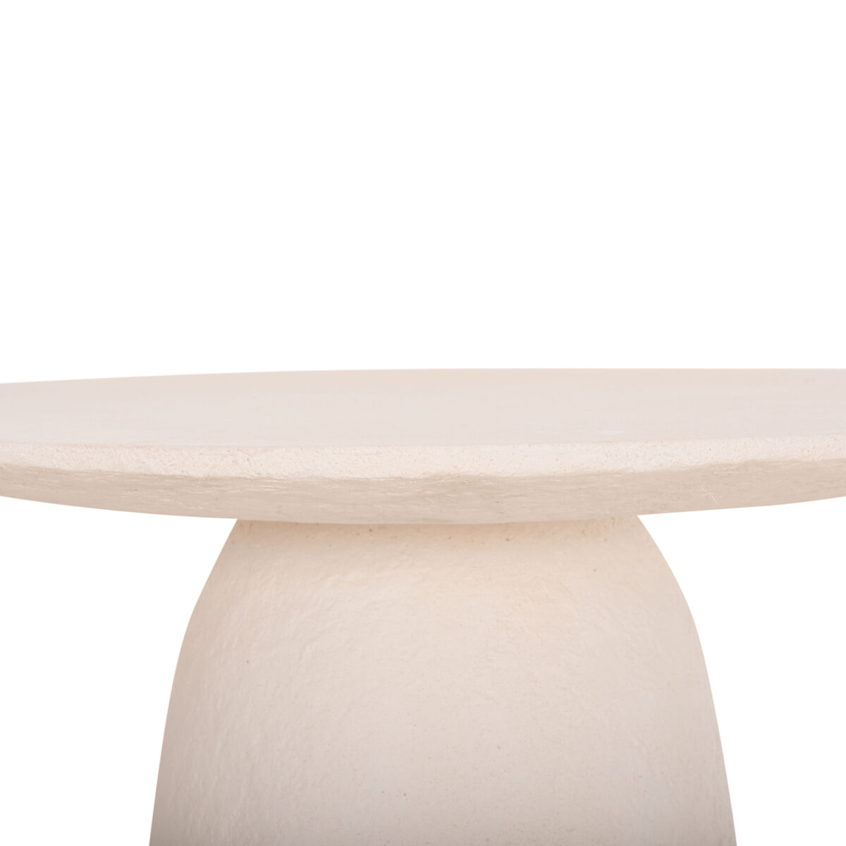 ΤΡΑΠΕΖΙ ΤΡΑΠΕΖΑΡΙΑΣ ΣΤΡΟΓΓΥΛΟ SEPPO HM18154.02 FIBER CEMENT ΛΕΥΚΟ--Φ119,5x75,5Υεκ. - Image 4