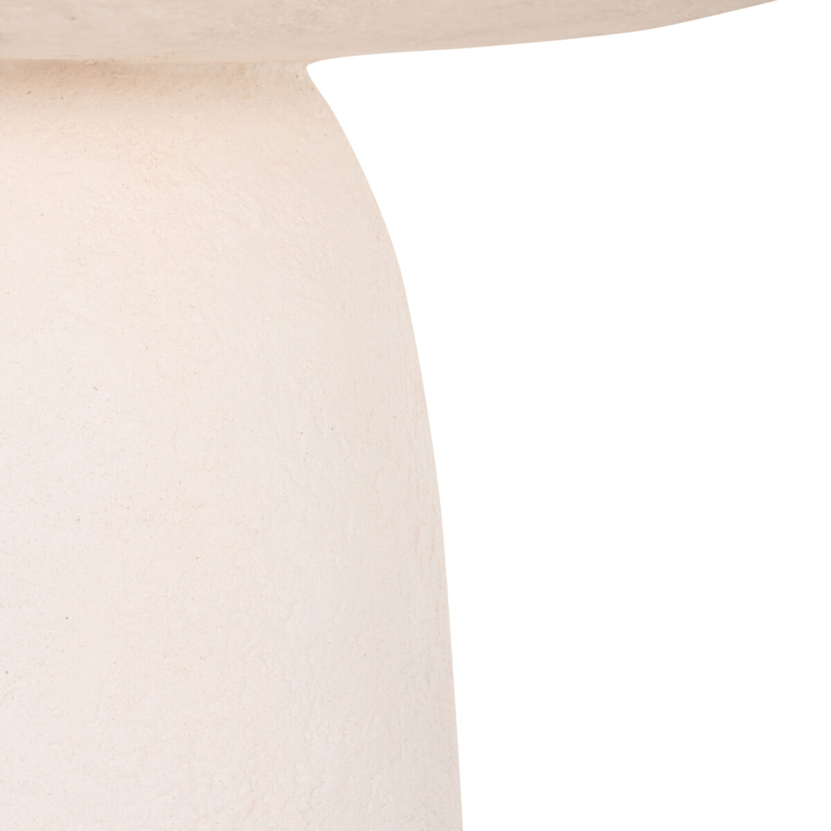 ΤΡΑΠΕΖΙ ΤΡΑΠΕΖΑΡΙΑΣ ΣΤΡΟΓΓΥΛΟ SEPPO HM18154.02 FIBER CEMENT ΛΕΥΚΟ--Φ119,5x75,5Υεκ. - Image 6