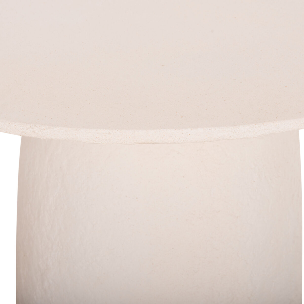 ΤΡΑΠΕΖΙ ΤΡΑΠΕΖΑΡΙΑΣ ΣΤΡΟΓΓΥΛΟ SEPPO HM18154.02 FIBER CEMENT ΛΕΥΚΟ--Φ119,5x75,5Υεκ. - Image 8