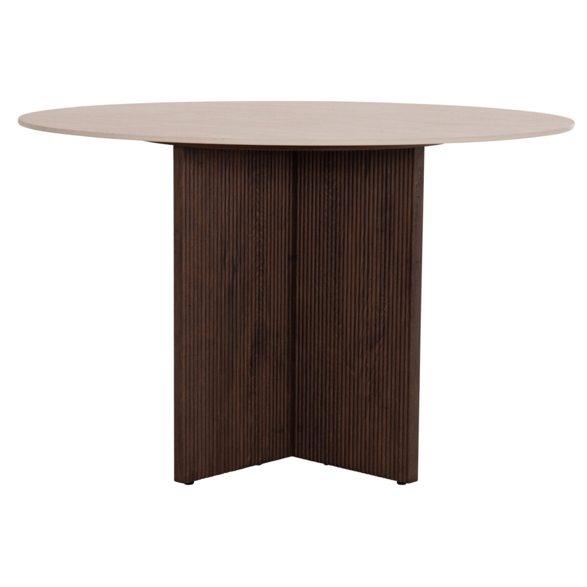 ΤΡΑΠΕΖΙ ΤΡΑΠΕΖΑΡΙΑΣ ΣΤΡΟΓΓΥΛΟ SKY HM18331 ΚΕΡΑΜΙΚΟ TOP ΟΨΗ ΤΡΑΒΕΡΤΙΝΑΣ Φ120x76Υεκ - Image 4