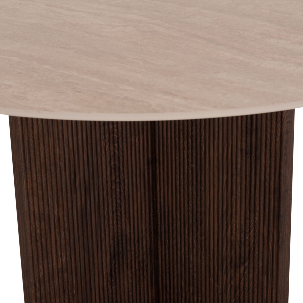 ΤΡΑΠΕΖΙ ΤΡΑΠΕΖΑΡΙΑΣ ΣΤΡΟΓΓΥΛΟ SKY HM18331 ΚΕΡΑΜΙΚΟ TOP ΟΨΗ ΤΡΑΒΕΡΤΙΝΑΣ Φ120x76Υεκ - Image 10