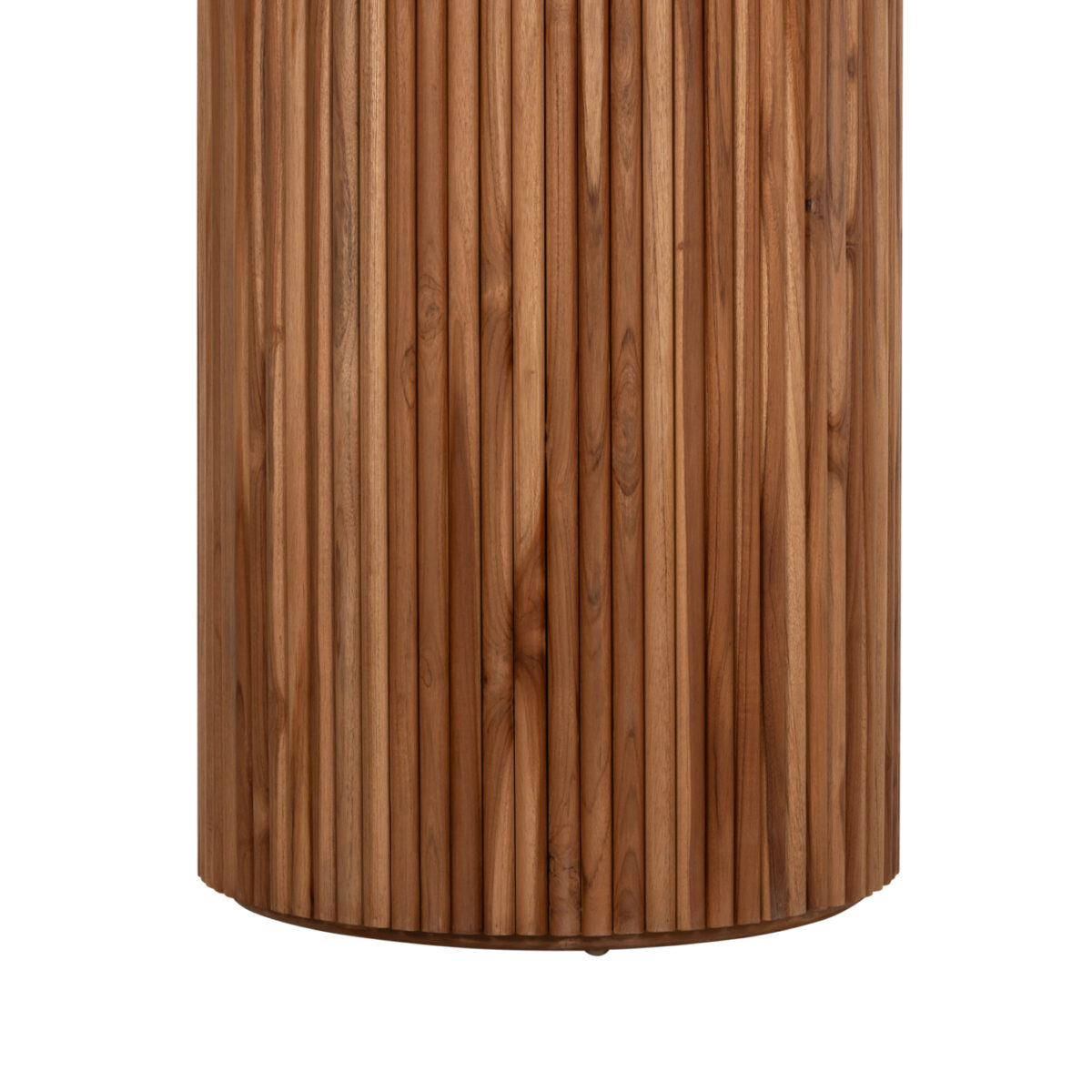 ΤΡΑΠΕΖΙ ΤΡΑΠΕΖΑΡΙΑΣ ΣΤΡΟΓΓΥΛΟ RODER HM9896 ΞΥΛΟ ΤΕΑΚ- 3εκ. πάχος επιφ.- Φ130x79,5Υεκ - Image 4