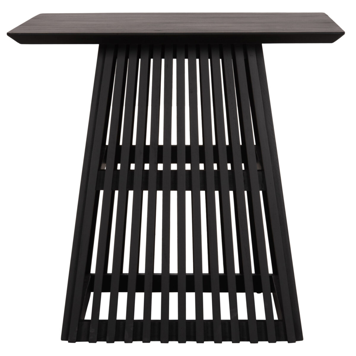 ΤΡΑΠΕΖΙ ΤΡΑΠΕΖΑΡΙΑΣ ΤΕΤΡΑΓΩΝΟ FRANTZ HM9458.02 MINDI ΞΥΛΟ ΜΑΥΡΟ 80x80x78Yεκ. - Image 3