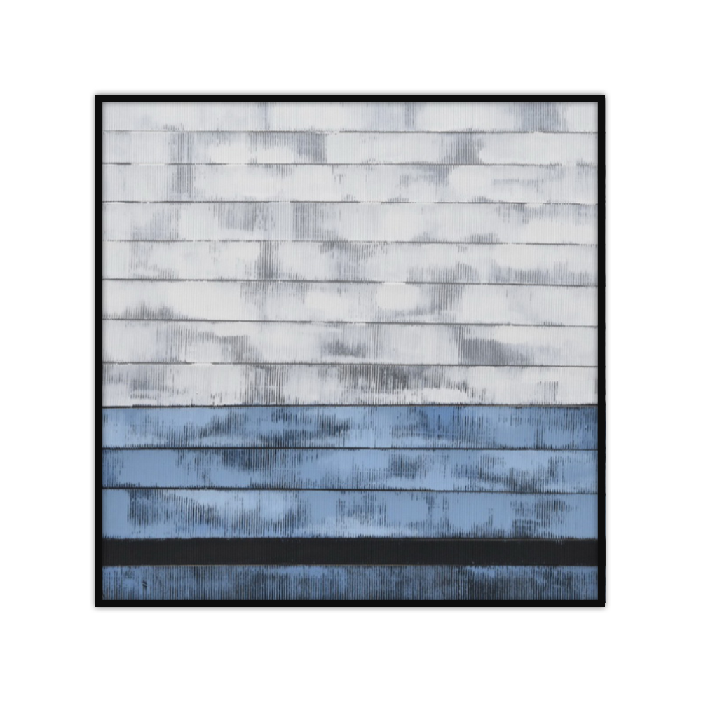 MURUS BLUE ΠΙΝΑΚΑΣ ΔΙΑΚΟΣΜΗΣΗΣ 82x82x5cm ΚΑΜΒΑΣ ΞΥΛΟ