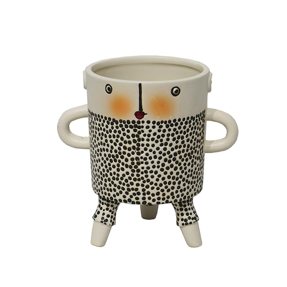 PERSON 1 ΚΑΣΠΩ 19x13x19cm ΚΕΡΑΜΙΚΟ ΛΕΥΚΟ