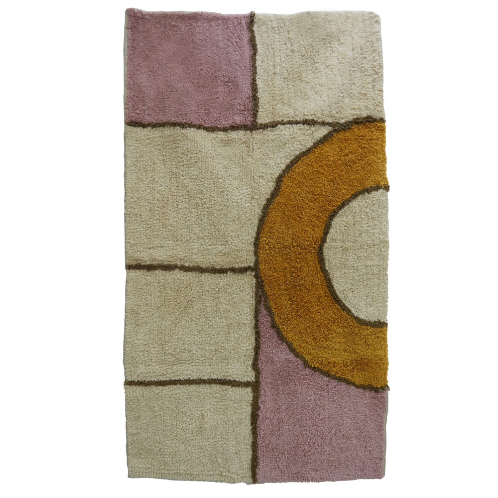 GEOMETRIC ΧΑΛΑΚΙ 60x90cm ΒΑΜΒΑΚΙ ΠΟΛΥΧΡΩΜΟ