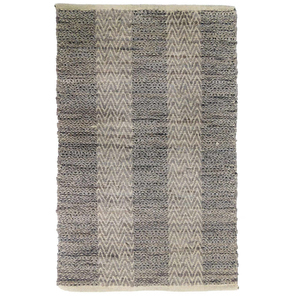 FISHBONE ΧΑΛΑΚΙ 60x90cm ΔΕΡΜΑ ΓΚΡΙ ΜΠΕΖ