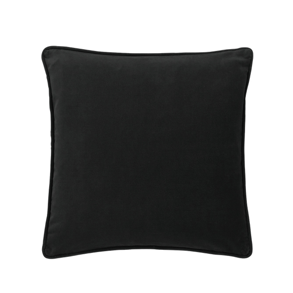 CARBONE ΔΙΑΚΟΣΜΗΤΙΚΟ ΜΑΞΙΛΑΡΙ 45x45cm ΒΕΛΟΥΔΟ ΜΑΥΡΟ