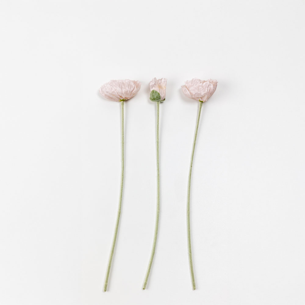 POPPY ΛΟΥΛΟΥΔΙ ΤΕΧΝΗΤΟ 61cm POLYESTER ΡΟΖ ΑΝΟΙΧΤΟ