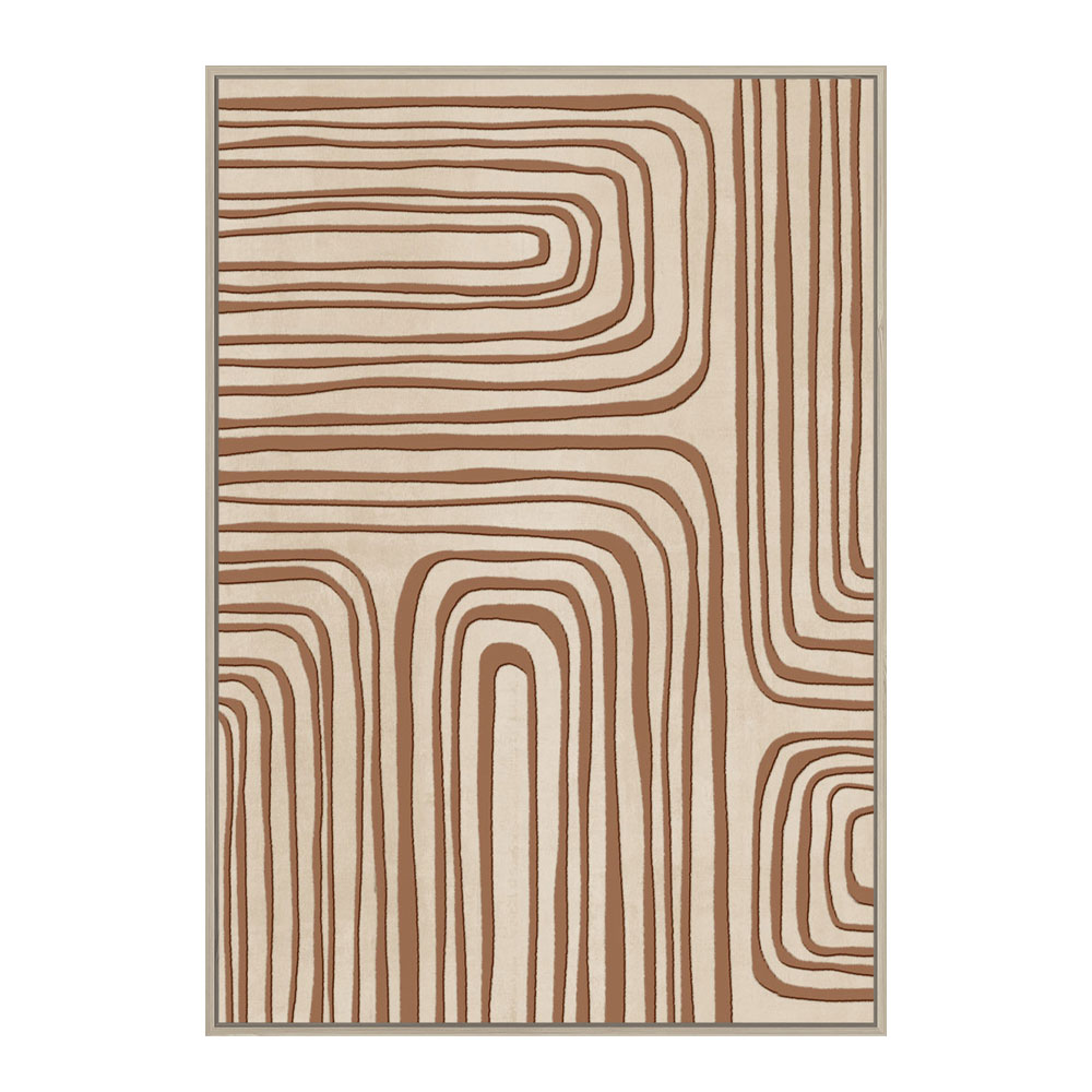 IMPASSE ΠΙΝΑΚΑΣ ΔΙΑΚΟΣΜΗΣΗΣ ΜΕ ΚΟΡΝΙΖΑ 80x120x4cm ΚΑΜΒΑΣ ΜΠΕΖ TERRACOTTA ΞΥΛΟ ΦΥΣΙΚΟ