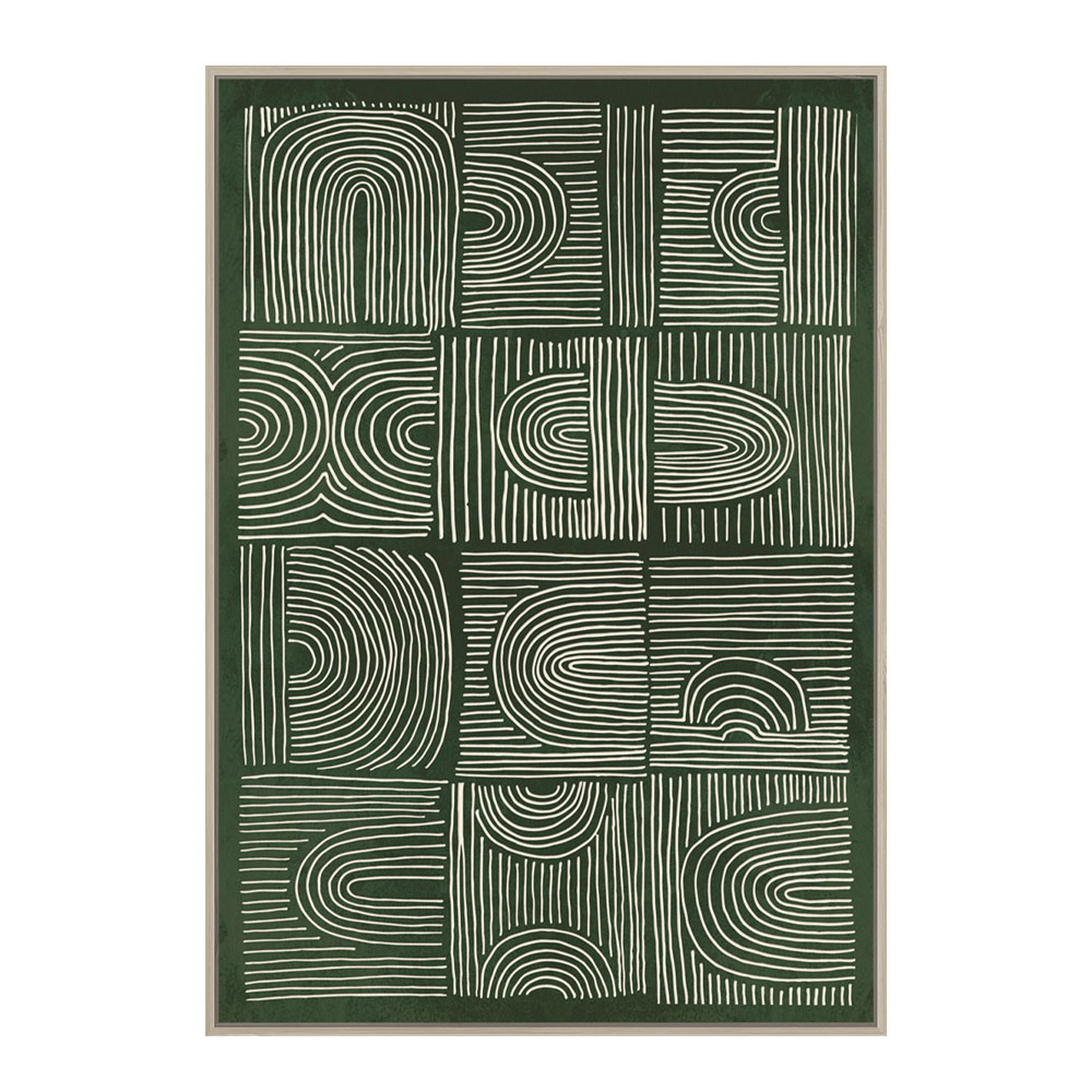TUPIK ΠΙΝΑΚΑΣ ΔΙΑΚΟΣΜΗΣΗΣ ΜΕ ΚΟΡΝΙΖΑ 100x140x4cm ΚΑΜΒΑΣ ΠΡΑΣΙΝΟ ΜΠΕΖ ΞΥΛΟ ΦΥΣΙΚΟ