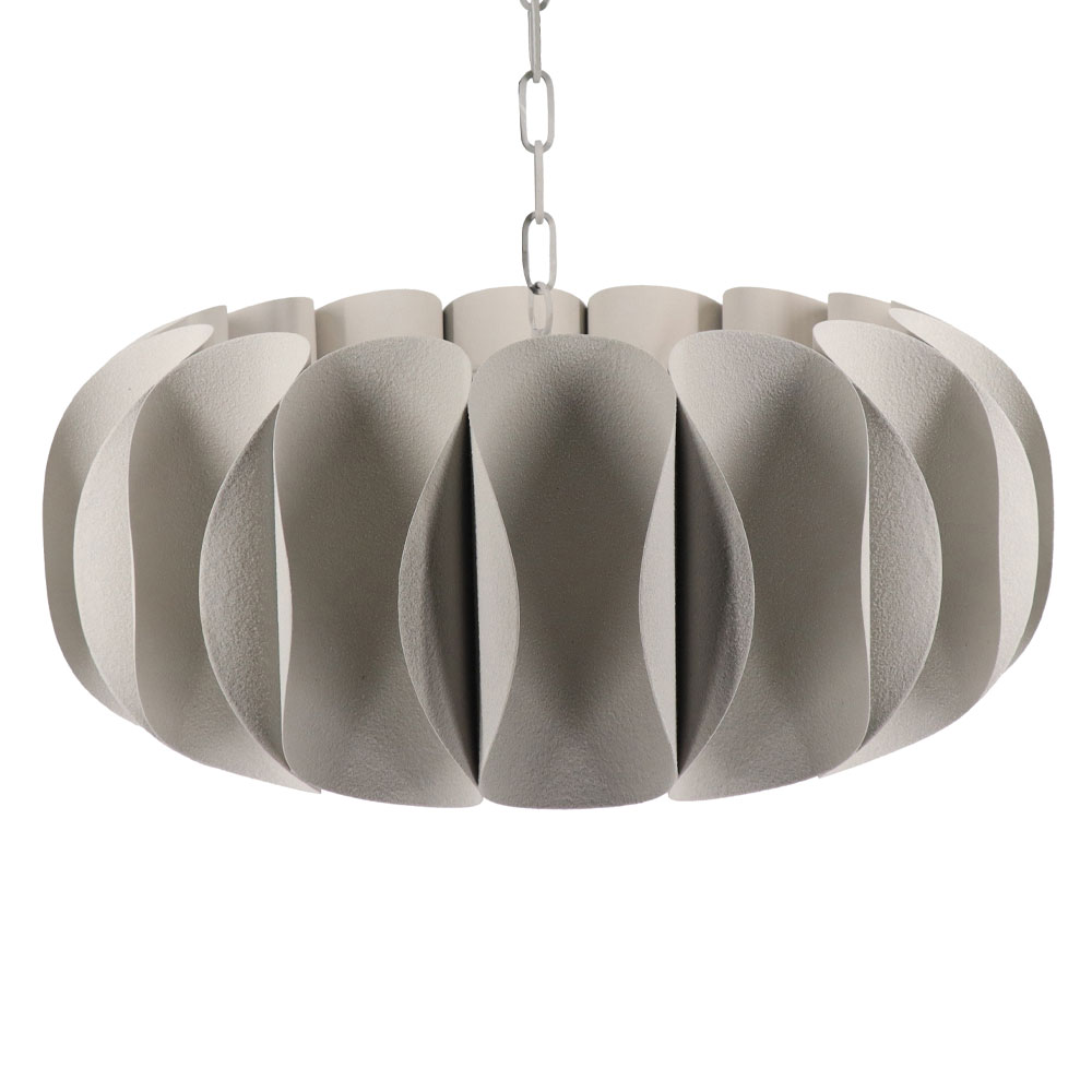 FULVIA ΦΩΤΙΣΤΙΚΟ ΟΡΟΦΗΣ 61x61x27cm ΜΕΤΑΛΛΟ ΛΕΥΚΟ