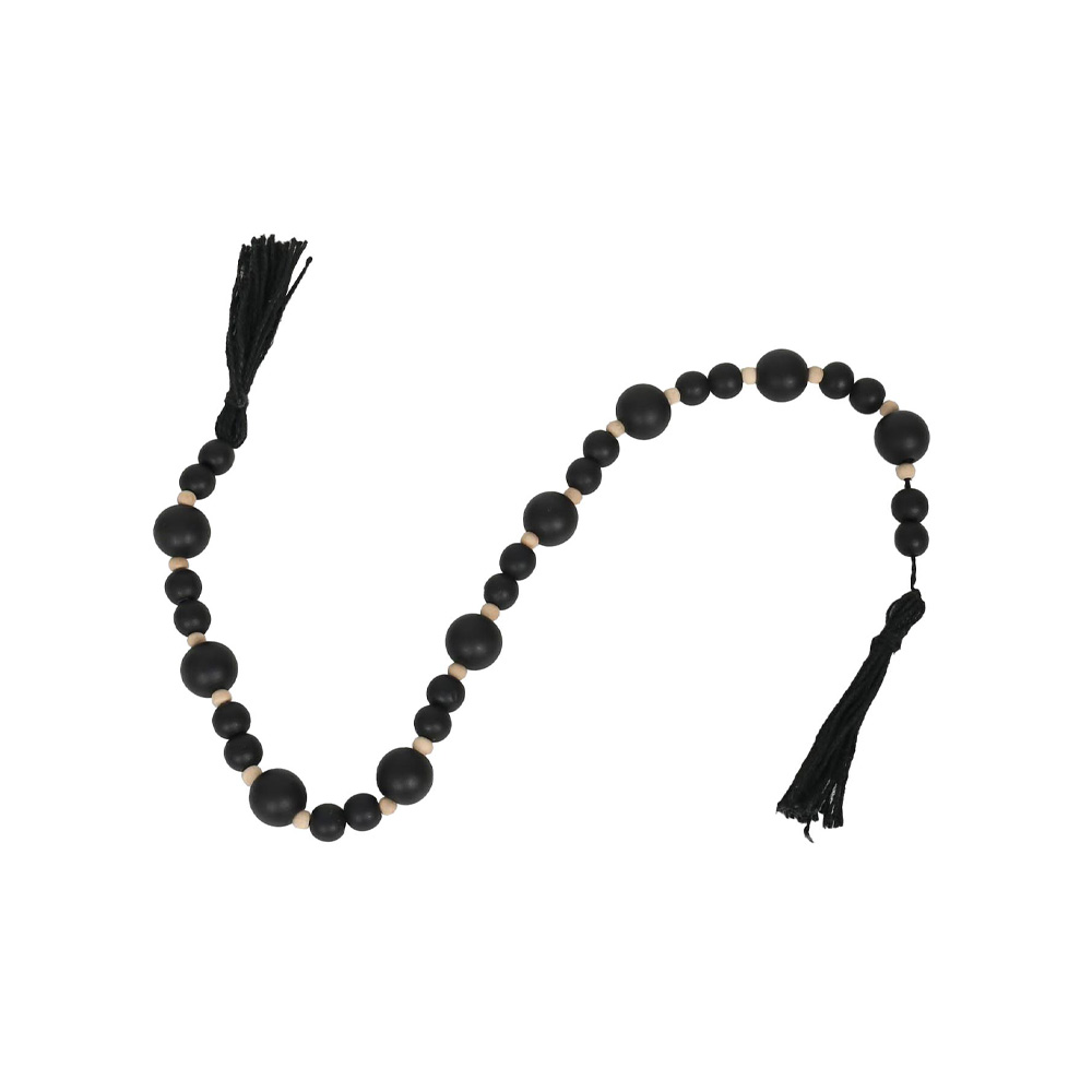 NUBIA ΔΙΑΚΟΣΜΗΤΙΚΟ ΡΟΖΑΡΙΟ 3x3x106cm MDF ΜΑΥΡΟ ΜΠΕΖ ΣΧΟΙΝΙ