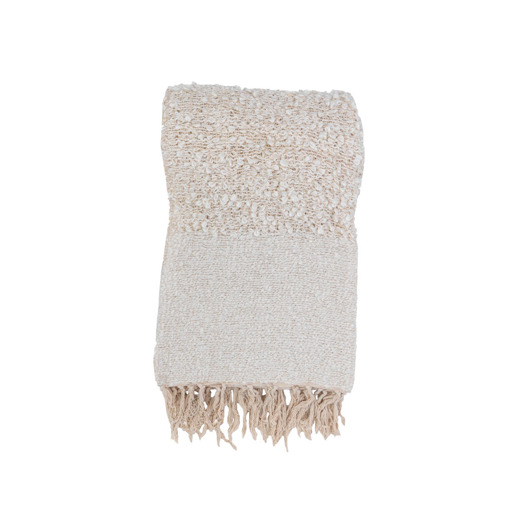 SIMPUL ΡΙΧΤΑΡΙ ΔΙΑΚΟΣΜΗΤΙΚΟ 130x170cm ΥΦΑΣΜΑ ΛΕΥΚΟ ΜΠΕΖ