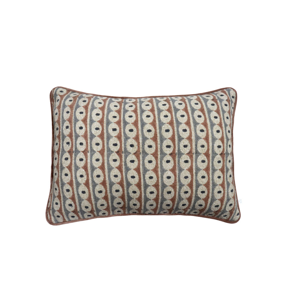 REVE ΔΙΑΚΟΣΜΗΤΙΚΟ ΜΑΞΙΛΑΡΙ 60x40cm ΥΦΑΣΜΑ ΠΟΛΥΧΡΩΜΟ