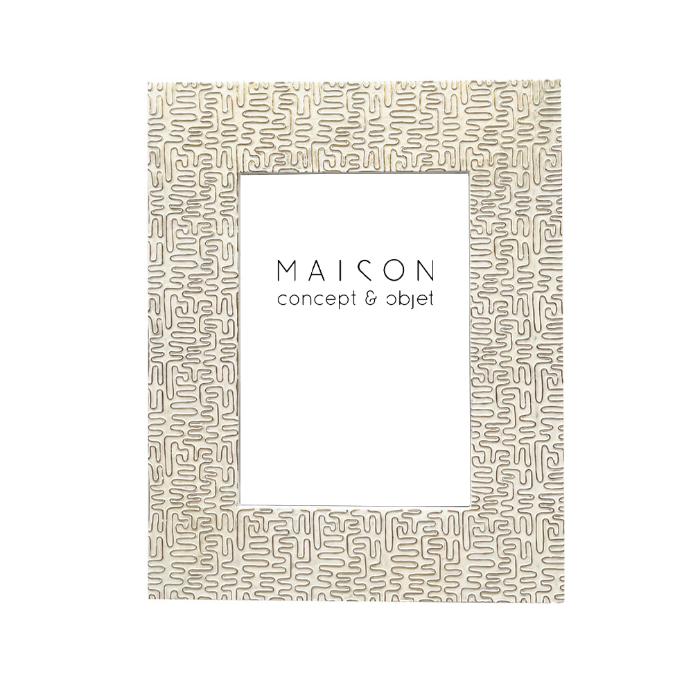 OPUS L ΚΟΡΝΙΖΑ 21x1.8x26cm POLYRESIN OFF WHITE ΓΥΑΛΙ