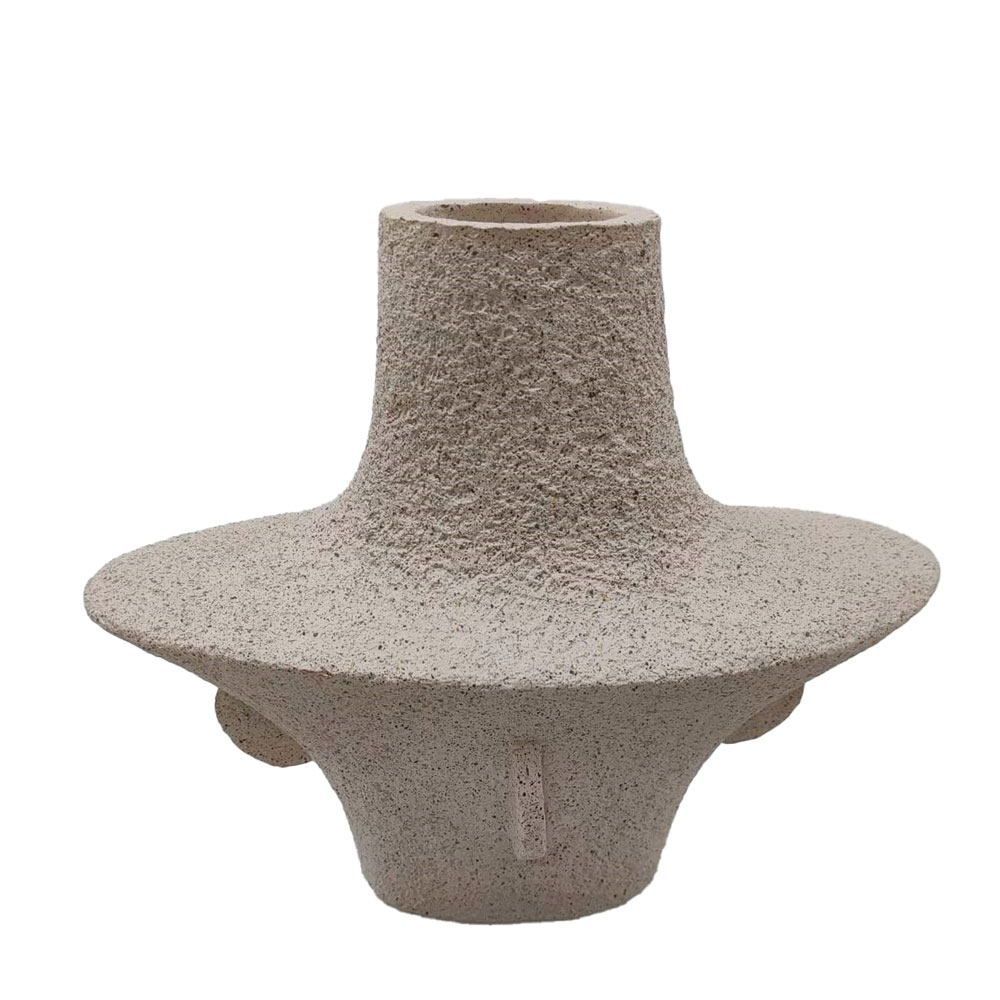 JARE ΒΑΖΟ 23x11x19cm POLYRESIN ΜΠΕΖ