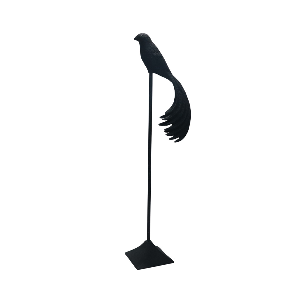 PRIDE ΔΙΑΚΟΣΜΗΤΙΚΟ ΠΟΥΛΙ 22x14x79cm ΑΛΟΥΜΙΝΙΟ ΜΑΥΡΟ ΜΑΤ