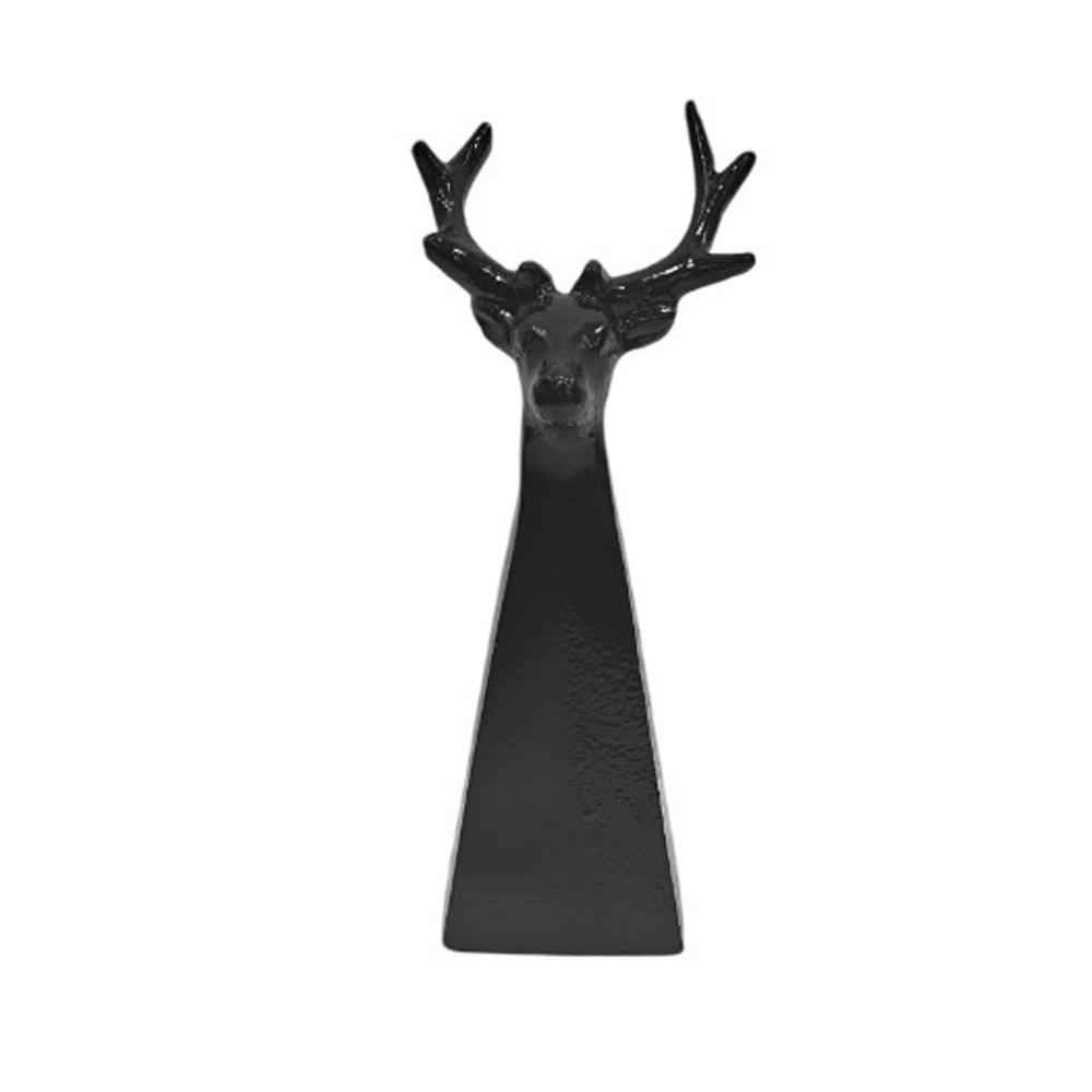 MONDEER ΧΡΙΣΤΟΥΓΕΝΝΙΑΤΙΚΟ ΔΙΑΚΟΣΜΗΤΙΚΟ ΤΑΡΑΝΔΟΣ 10x8.5x18.5cm ΑΛΟΥΜΙΝΙΟ ΚΑΦΕ ΣΚΟΥΡΟ