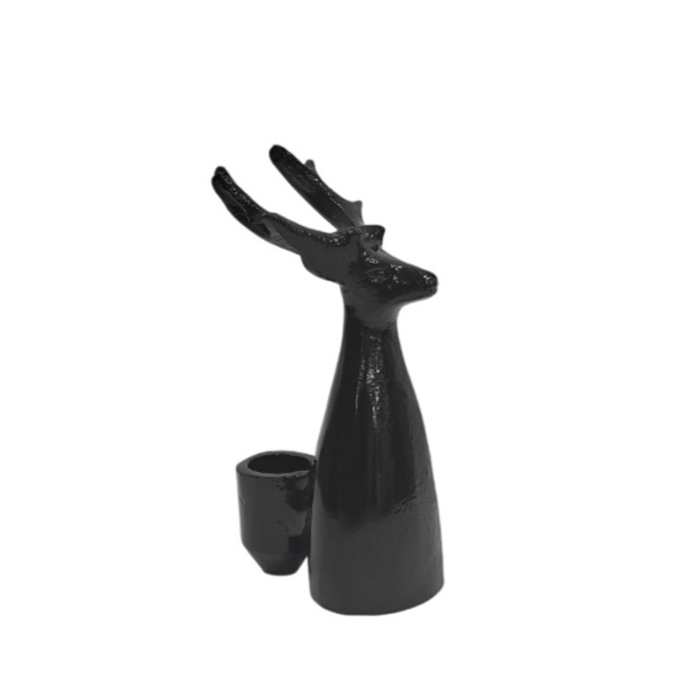 SIVOR ΧΡΙΣΤΟΥΓΕΝΝΙΑΤΙΚΟ ΔΙΑΚΟΣΜΗΤΙΚΟ ΚΗΡΟΠΗΓΙΟ 9x9x19cm ΑΛΟΥΜΙΝΙΟ ΚΑΦΕ ΣΚΟΥΡΟ