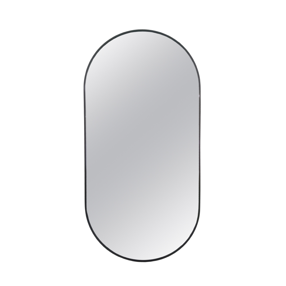 OVALIS ΚΑΘΡΕΠΤΗΣ ΤΟΙΧΟΥ ΜΑΥΡΟ 60x120cm