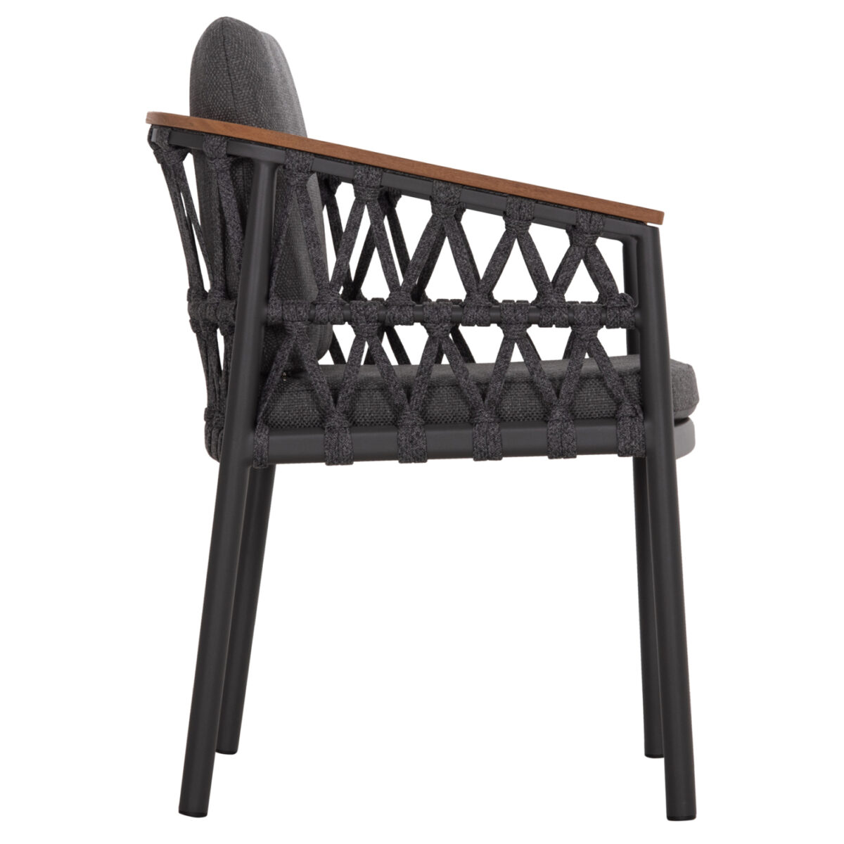 ΠΟΛΥΘΡΟΝΑ ΑΛΟΥΜΙΝΙΟΥ STREAM HM6427.01 ΣΚΟΥΡΟ ΓΚΡΙ ΣΧΟΙΝΙ & OLEFIN 59x63x85Υεκ. - Image 4