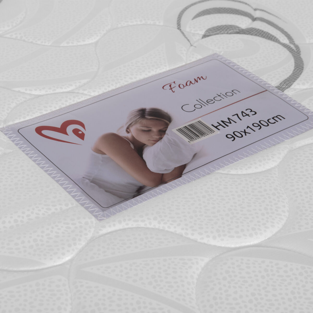 ΣΤΡΩΜΑ ΑΦΡΟΥ TRICO HM743 ΛΕΥΚΟ 90x190x10(πάχος)εκ. - Image 6